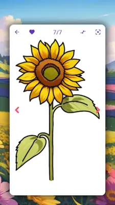 How to draw flowers by steps android App screenshot 0